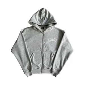 Grey zipper sweatshirt