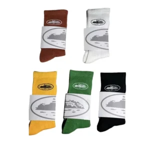 Three-color socks cruise ship 6491